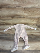 Cloud Island Striped Sleeper White sz 12m