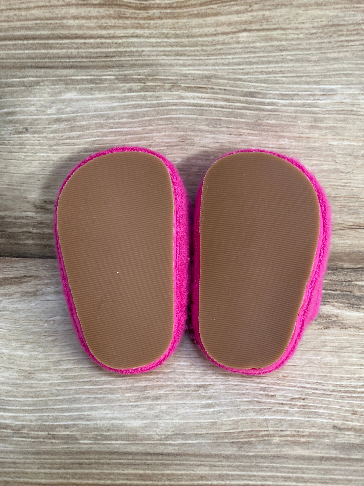 Baby Gap Hot Pink Plush Sandals sz 3-6m