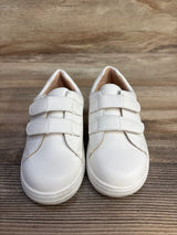 Double-Strap Casual Sneakers, White sz 10c