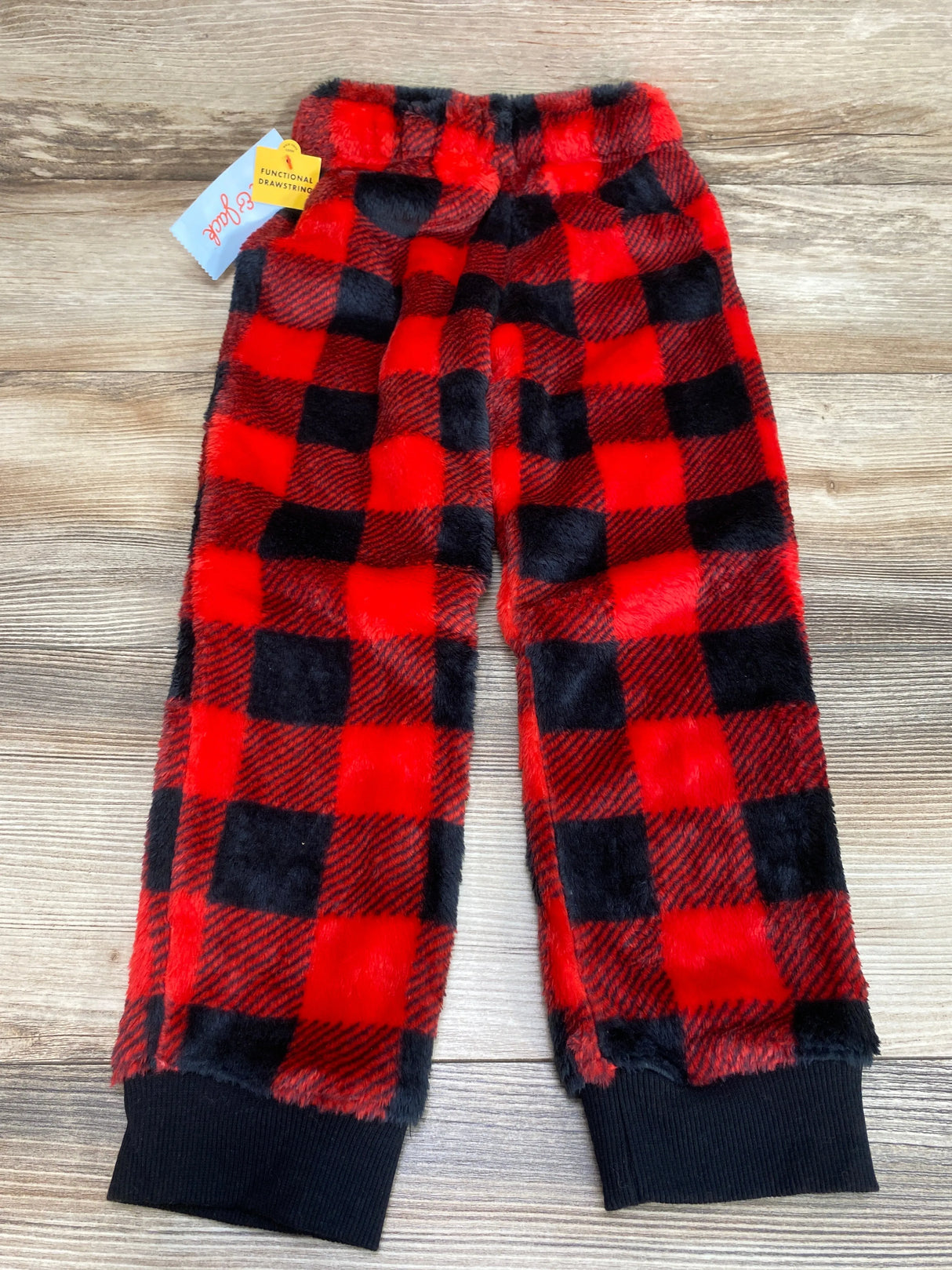 NEW Cat & Jack Red/Black Buffalo Cozy Pants sz 5T