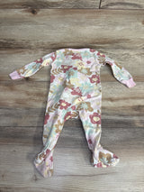 Member's Mark Floral Sleeper Cream sz 6m