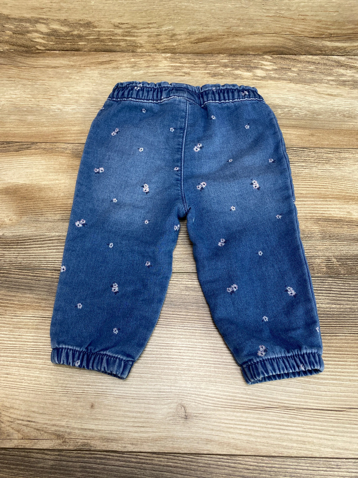 Oshkosh Floral Jeans Blue sz 9m