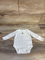 Baby Gap Long Sleeve Bodysuit White sz 0-3m