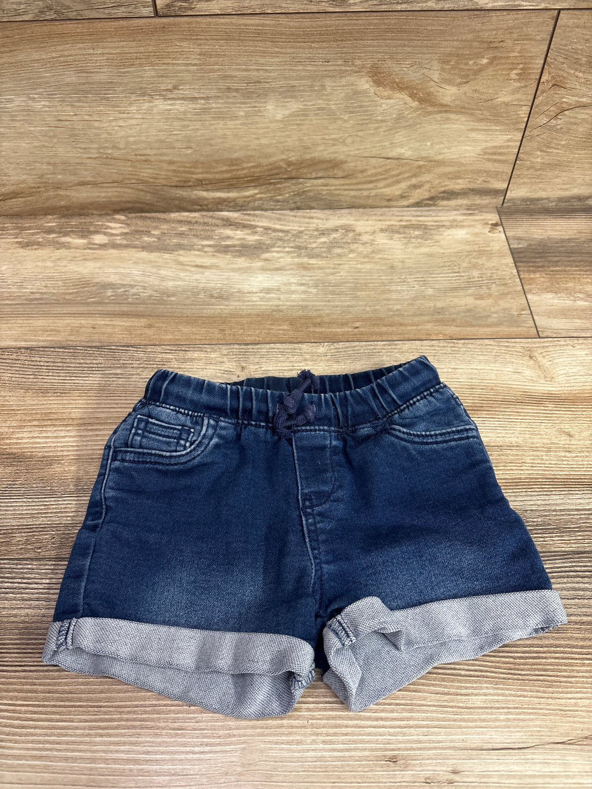 Cat & Jack Denim Drawstring Shorts Blue sz 3T
