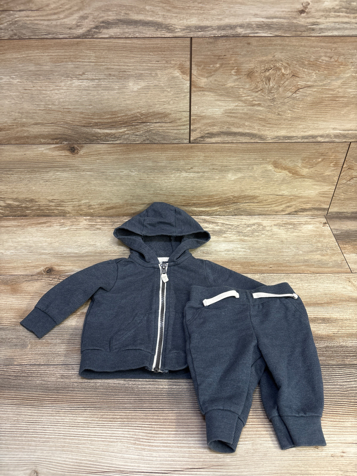 Carter's 2pc Zip-Up Jacket & Pants Set Blue sz 3m