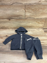 Carter's 2pc Zip-Up Jacket & Pants Set Blue sz 3m