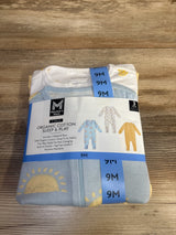 NEW Member's Mark 3pk Sleep & Play Sleeper Set White sz 9m