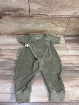 Oliver & rain Terry Cloth Jumpsuit Green sz 12m