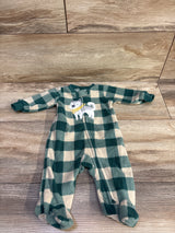 Carter's Blanket Sleeper Green sz Newborn