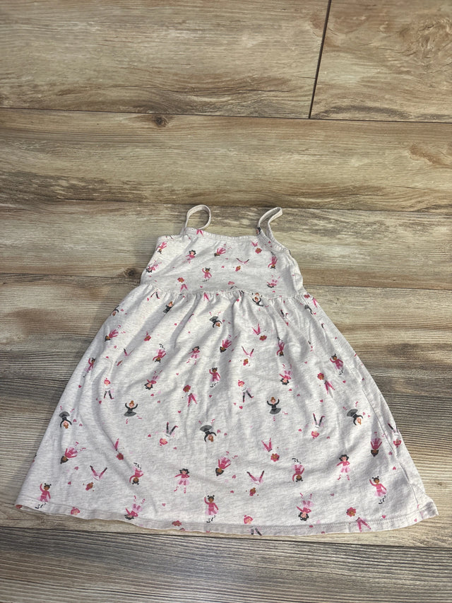 Old Navy Ballerina Dress Oatmeal sz 5T - Me n Mommy To Be