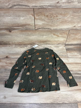 NEW Old Navy Bear Print Long Sleeve Shirt Green sz 5T