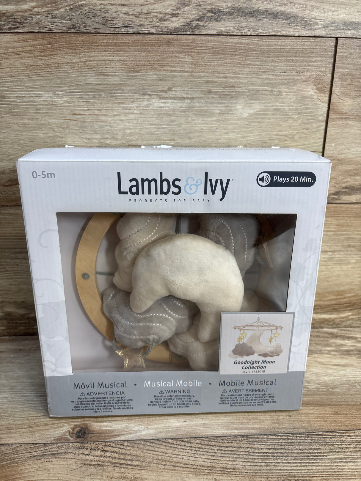 Lambs & Ivy Goodnight Moon Musical Baby Crib Mobile