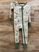 Angel Dear Bamboo Convertible Zip Sleeper Grey sz 18-24m