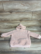 Grayson Collective Sherpa Hooded Pullover Jacket Pink sz 3T