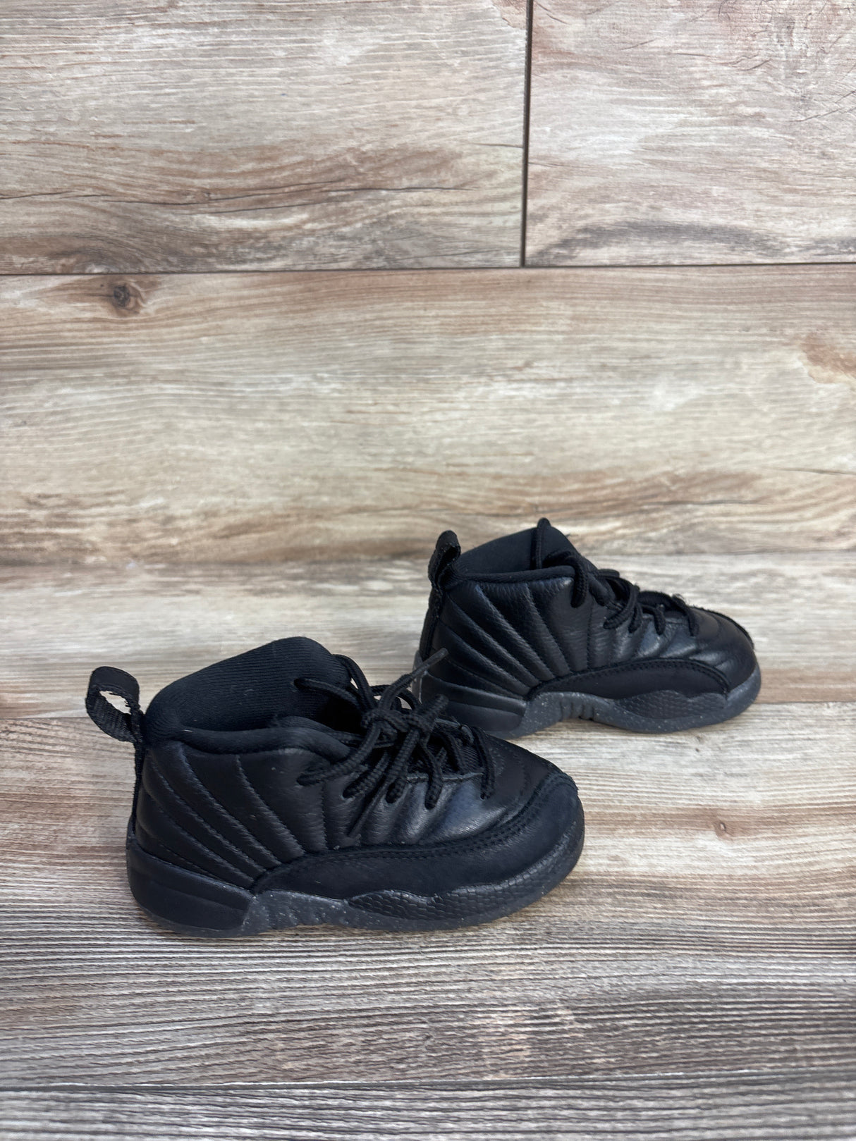 Air Jordan 12 Utility TD 'Grind' Sneakers Black sz 7c