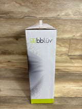 Front view of bbluv Ergo complete set box showing bbluv logo and packaging design on wooden surface
