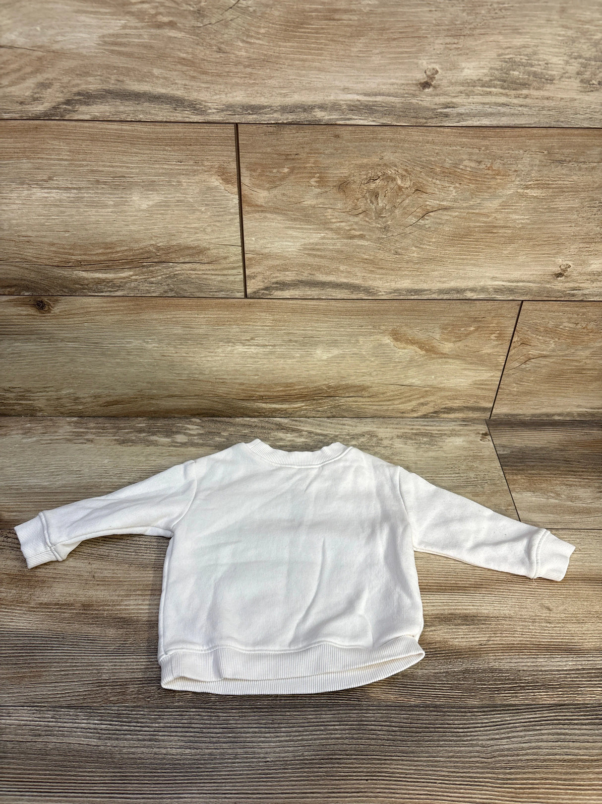 Jumping Beans Tiny Tailgater Sweatshirt White sz 6m