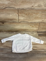 Jumping Beans Tiny Tailgater Sweatshirt White sz 6m