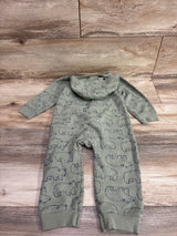 Carter's Waffle Knit Hooded Coverall Green sz 18m