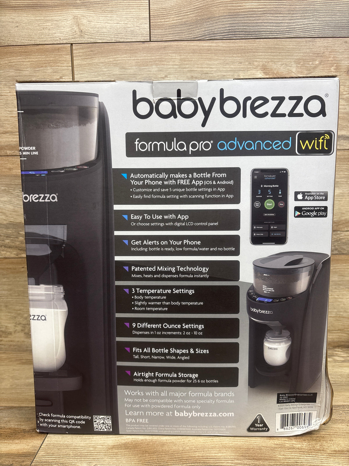 Baby Brezza Pro Advanced Formula Mixer Black