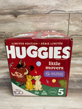 NEW Box of Huggies Little Movers Baby Disposable Diapers 92ct, Size 5