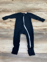 Parade Organic 2 Way Zipper Romper Black sz 3-6m