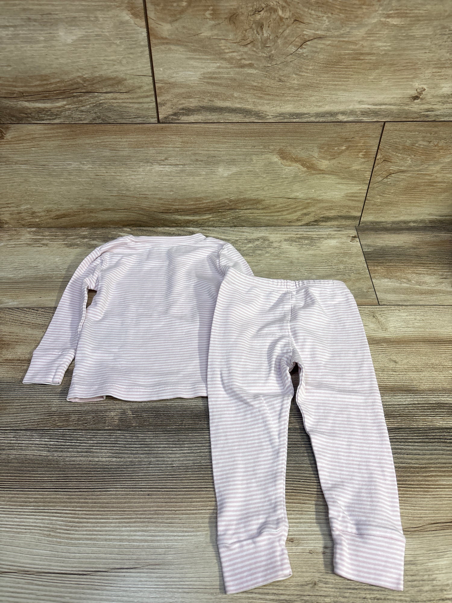Kissy Kissy 2pc Striped Pajama Set Pink sz 12-18m