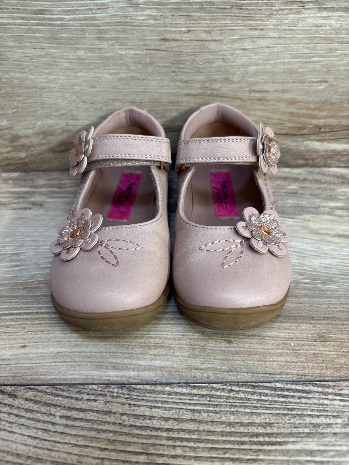 Rachel Shoes Flowers Mary Janes sz 8c - Me n Mommy To Be