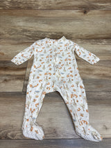Amazon Essentials x Sofia Grainge Squirrel Picnic Sleeper White sz 6-9m