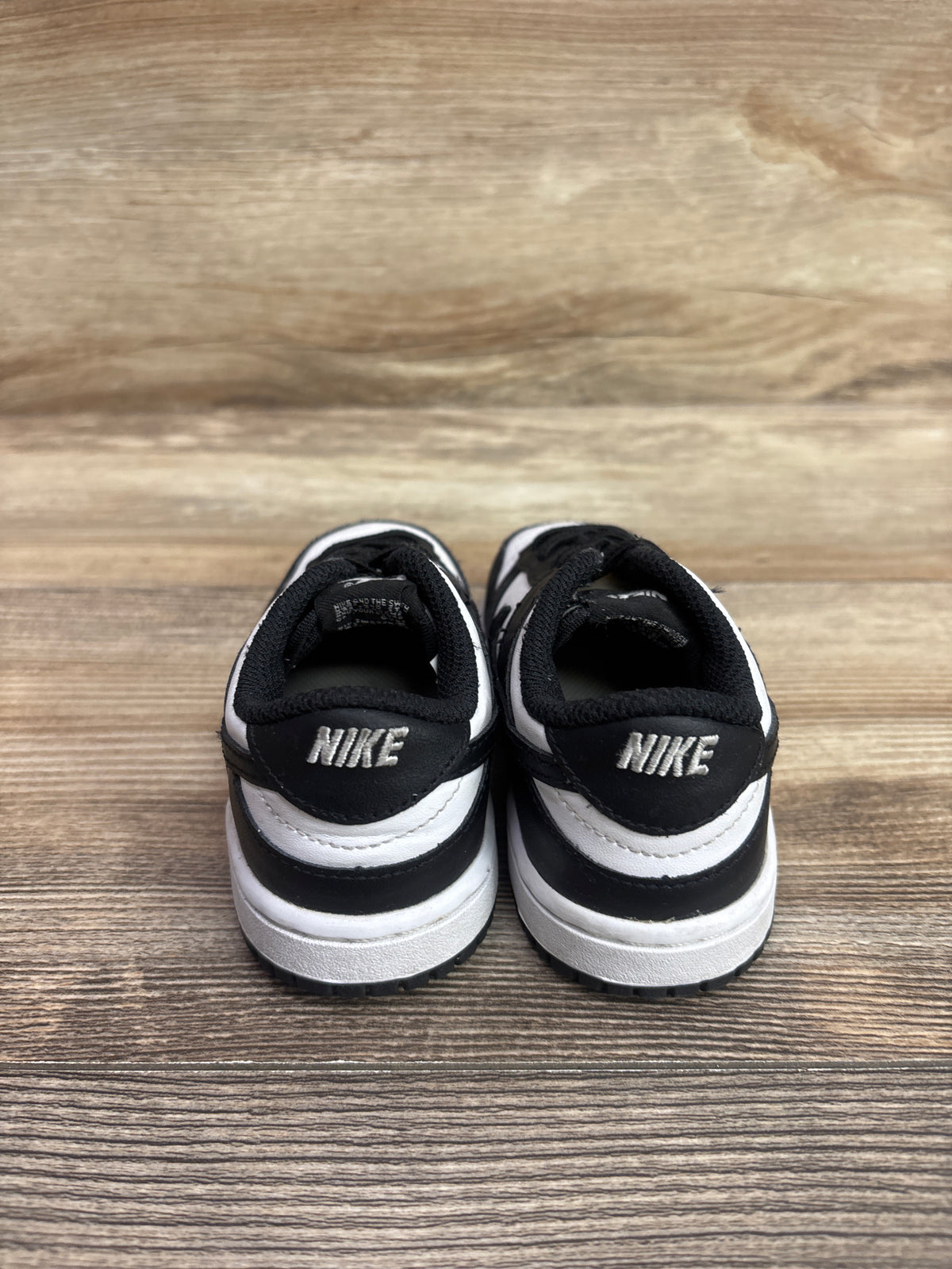 Nike Dunk Low TD 'Black White' Sneakers sz 8c