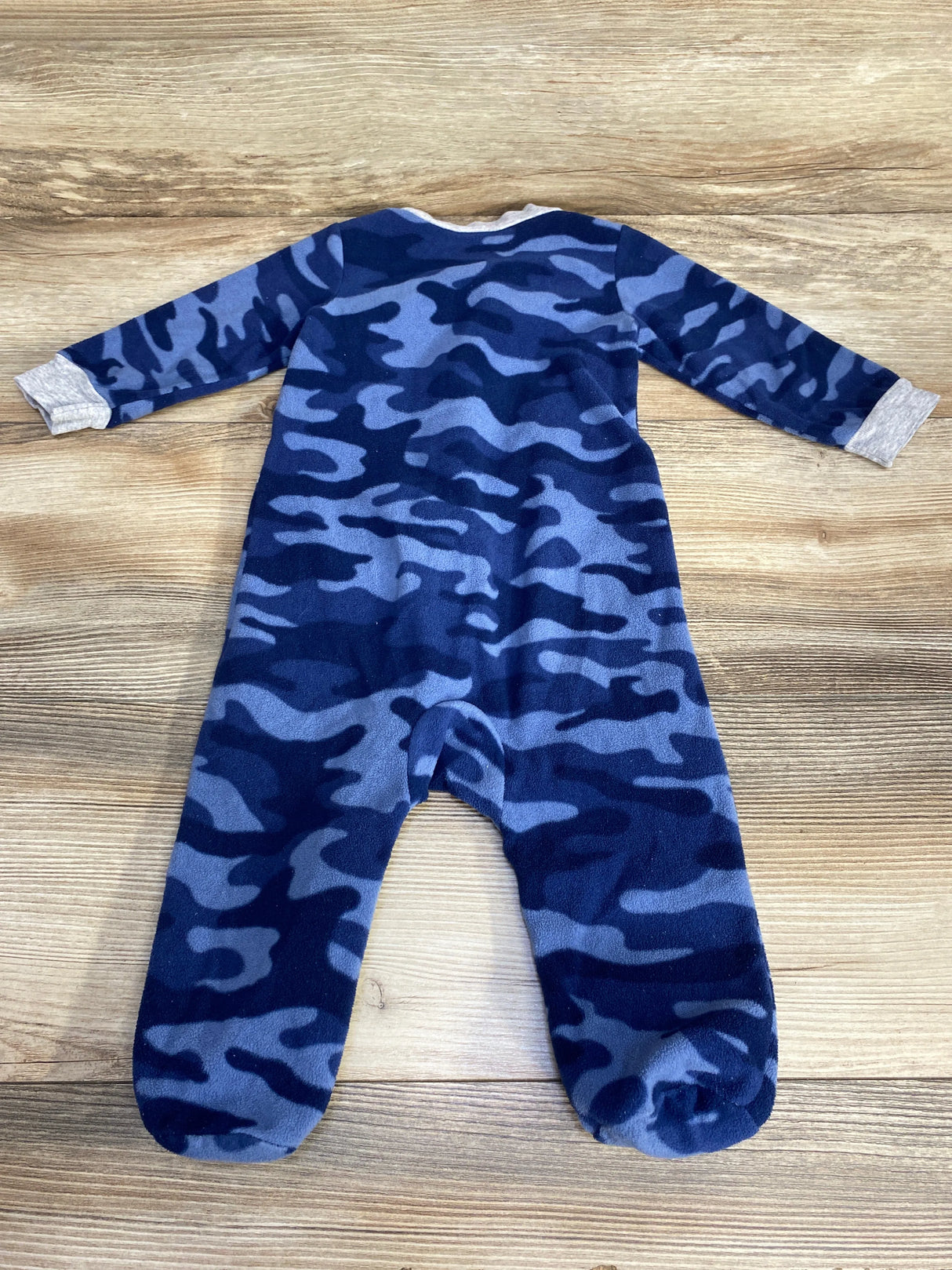 Carter's Camo Blanket Sleeper Blue sz 9m