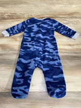 Carter's Camo Blanket Sleeper Blue sz 9m