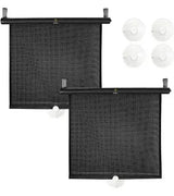 Car Window Shades 2Pk Black