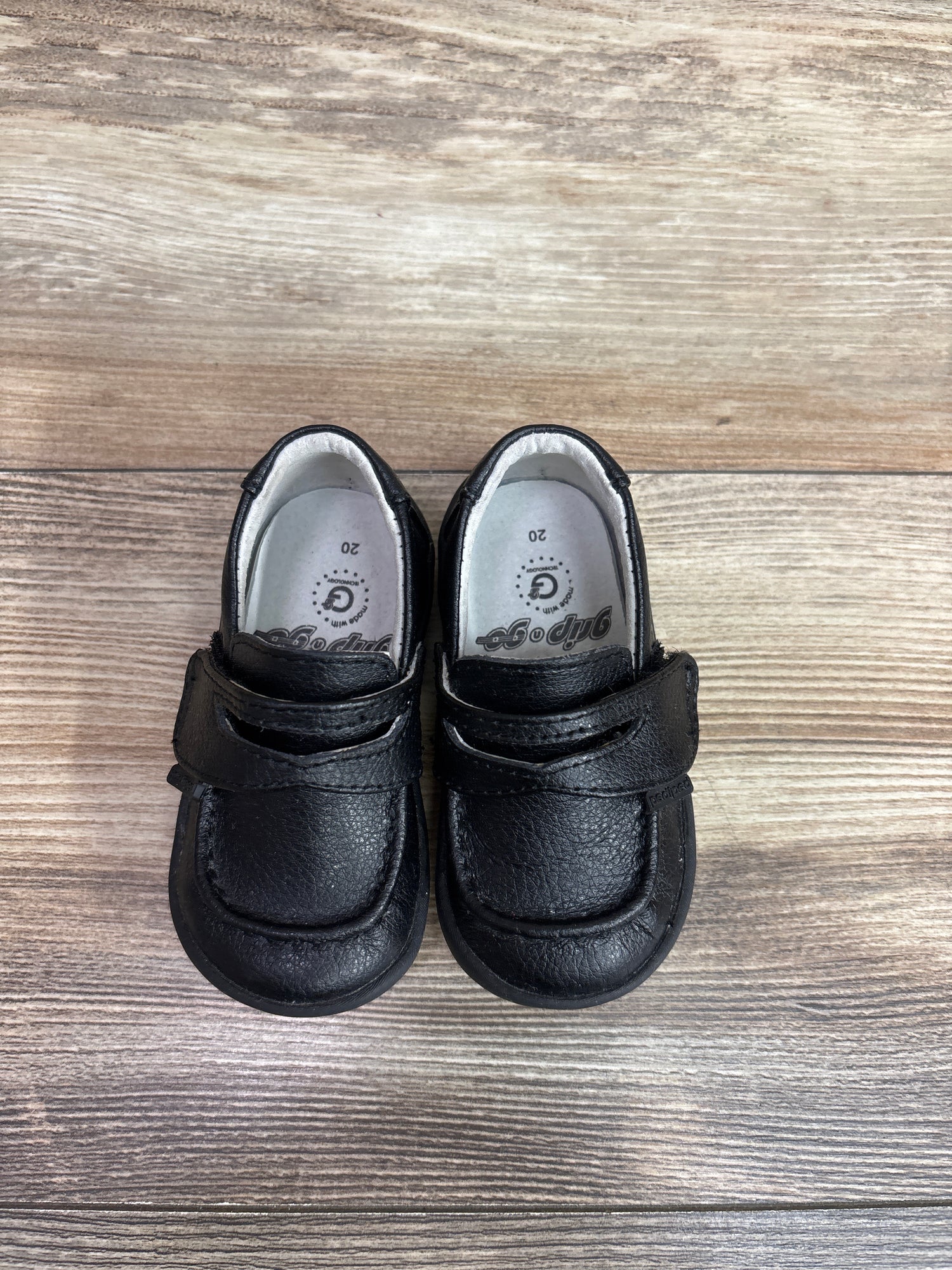 Pediped Grip n' Go Charlie Loafers Black sz 5.5c