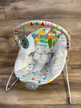 Bright Starts Safari Fun Vibrating Baby Bouncer