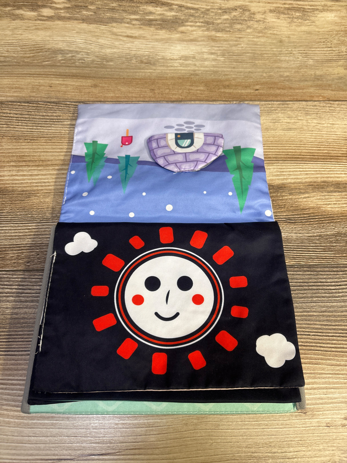 Prop-Up Tummy Time Mirror Crinkle High-Contrast Book
