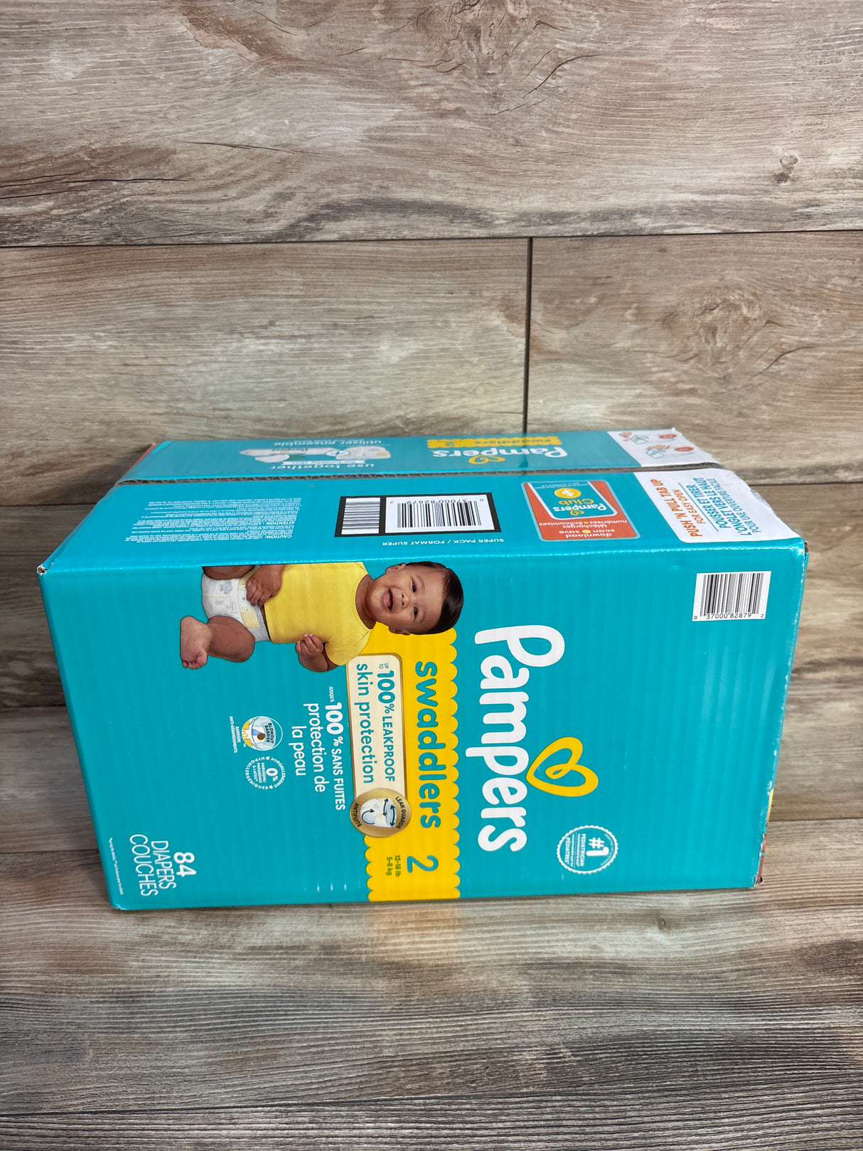 NEW Pampers Swaddlers Diapers Size 2 84ct.