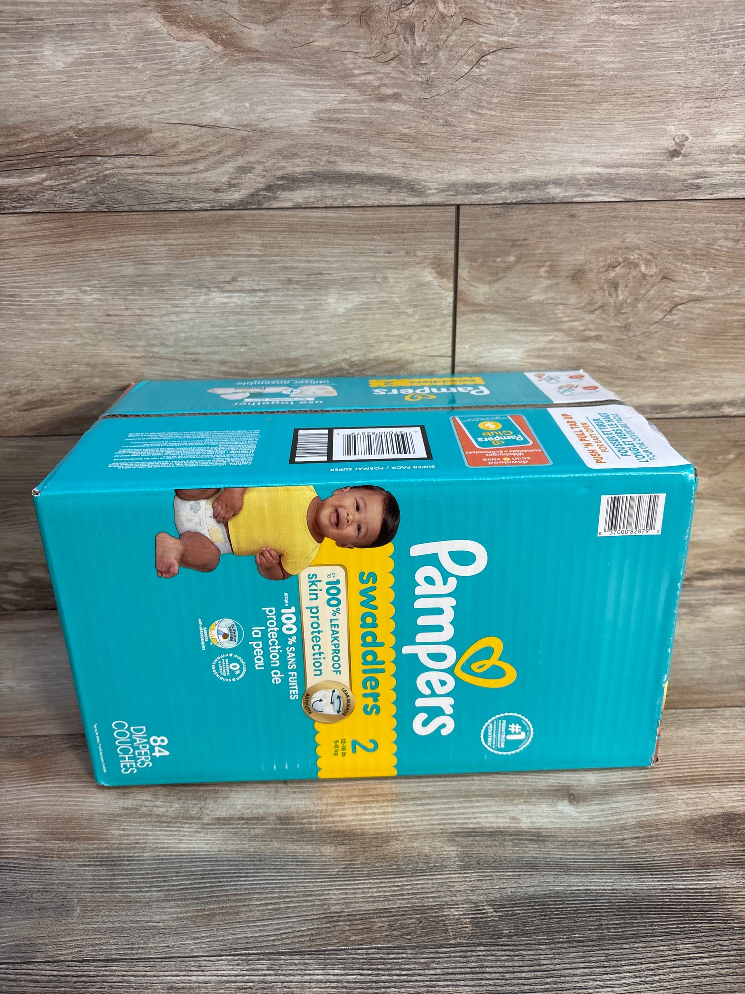 NEW Pampers Swaddlers Diapers Size 2 84ct.