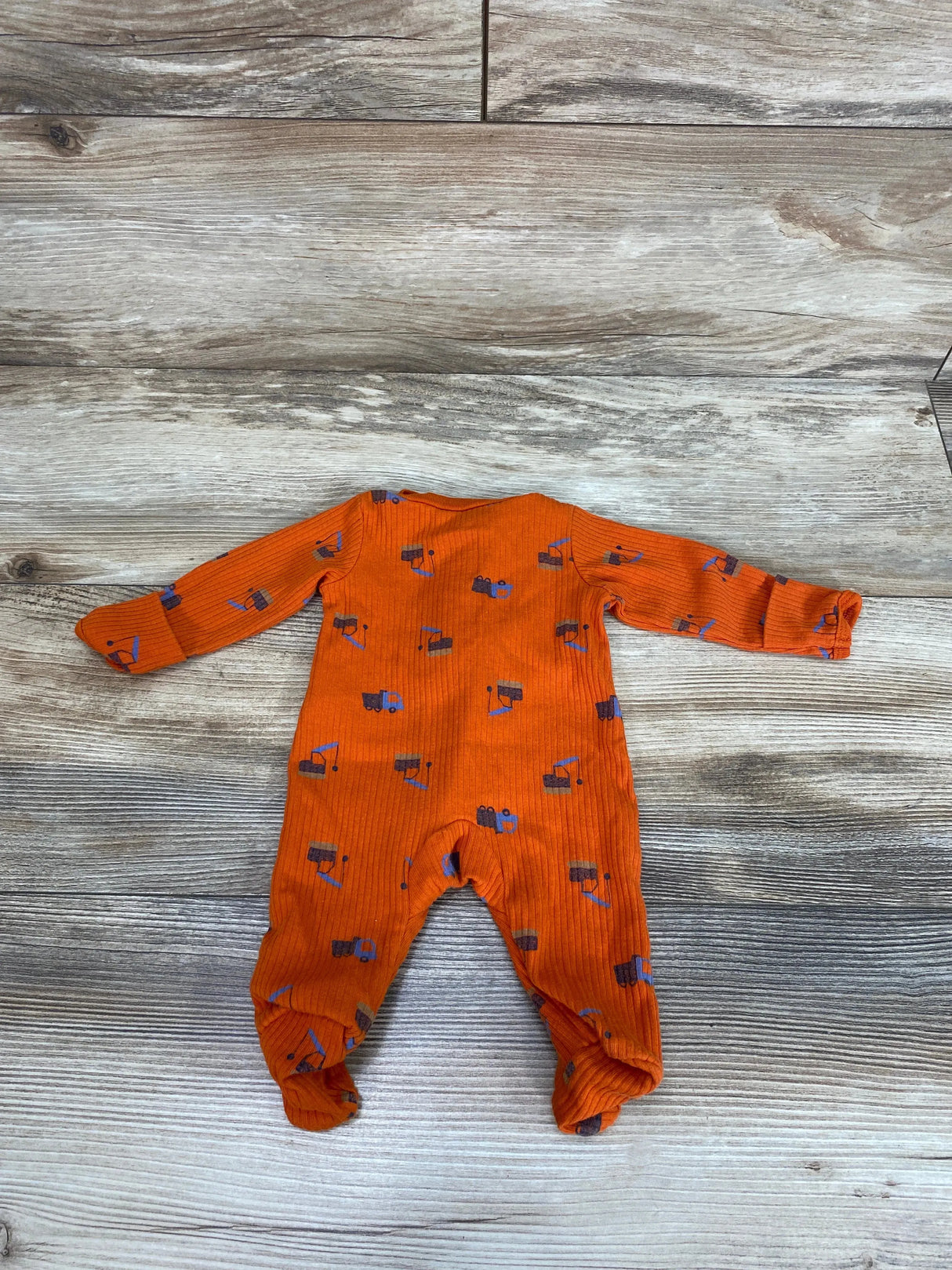 Carter's Construction Sleeper Orange sz Preemie