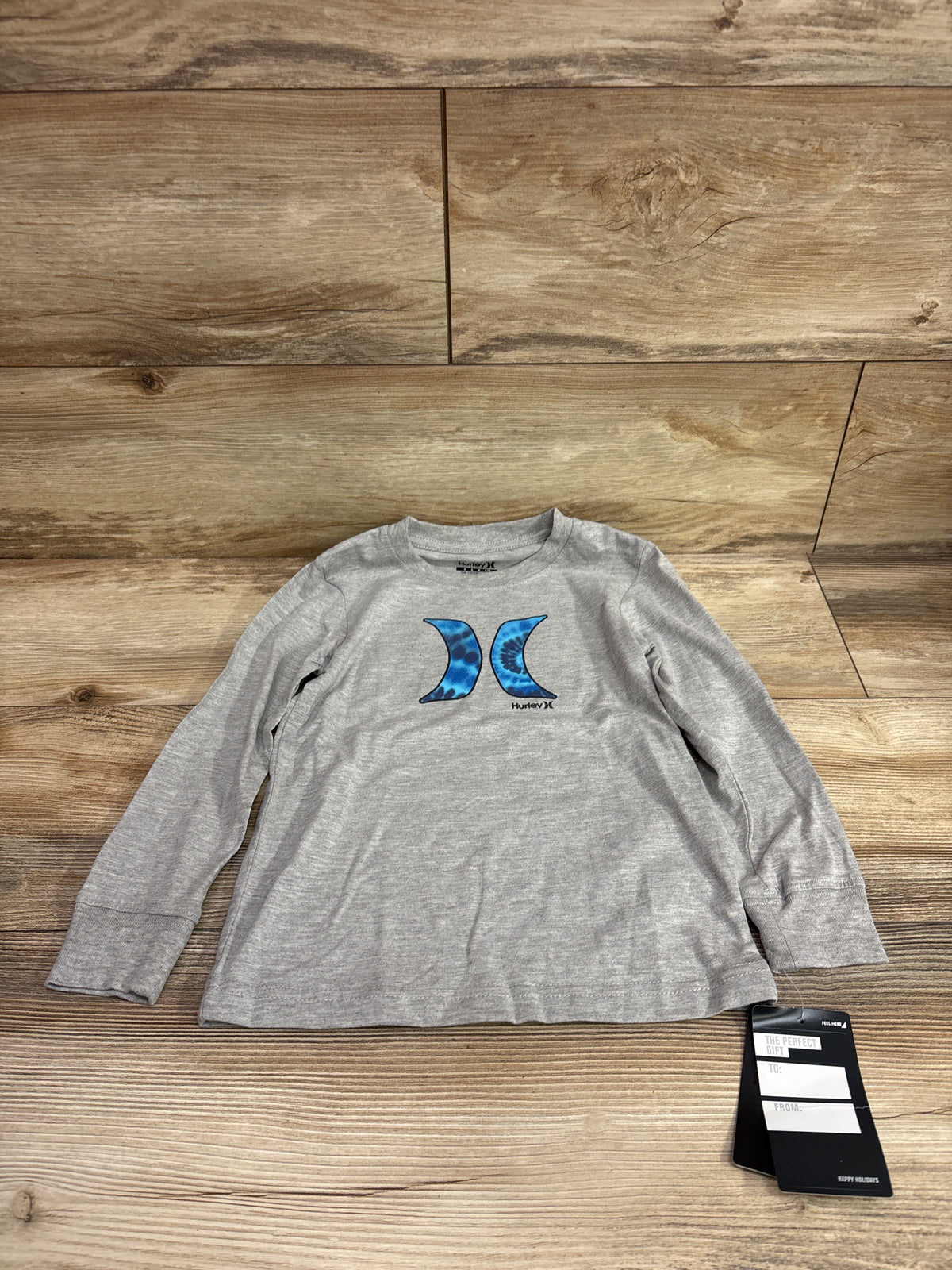 NEW Hurley Long Sleeve Shirt Grey sz 4-5T