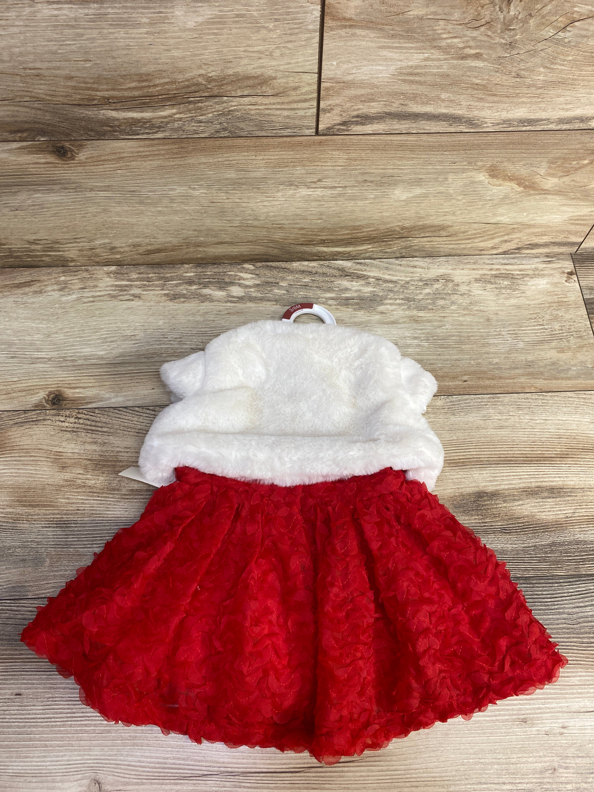 NEW Cat & Jack 3pc Dress Set Red sz 3-6m