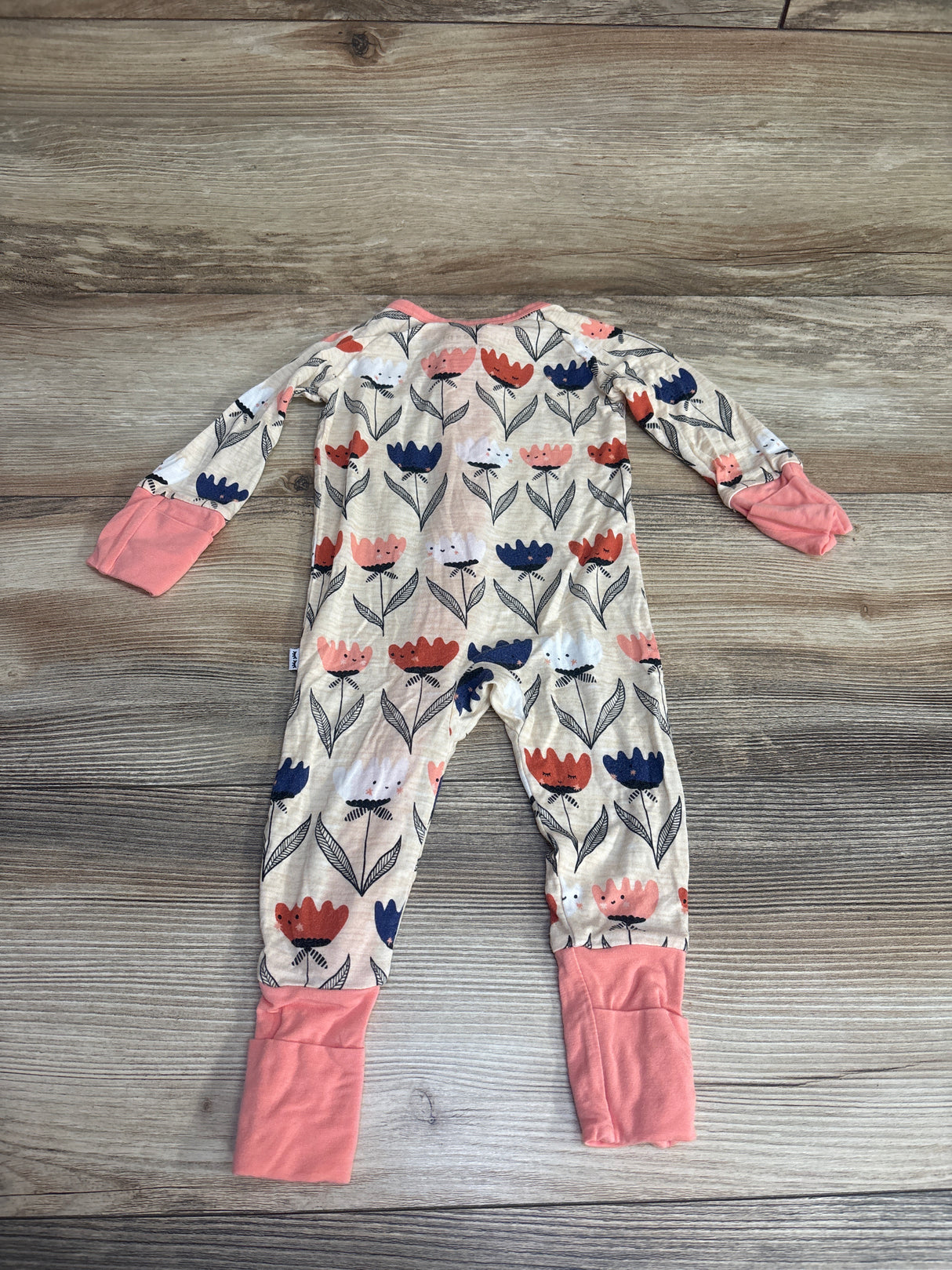 Little Sleepies Flower Friends Zippy Beige sz 0-3m