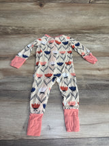 Little Sleepies Flower Friends Zippy Beige sz 0-3m
