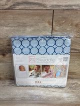 NEW SwaddleDesigns Ultimate Swaddle Blanket - Mod Circles Blue