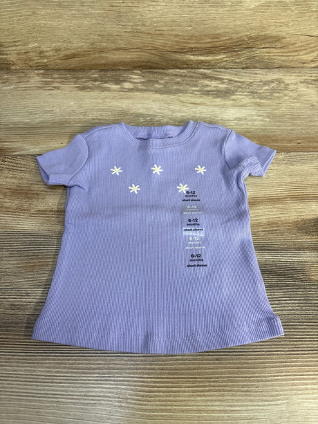 NEW Baby Gap Ribbed T-Shirt Purple sz 6-12m - Me n Mommy To Be