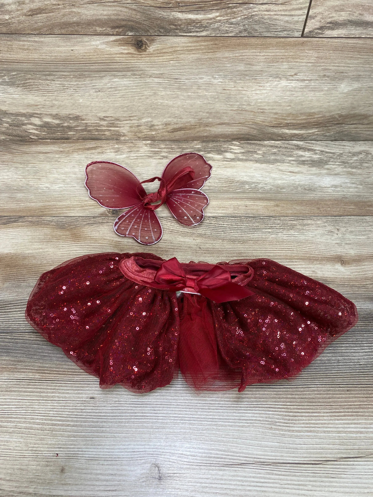 So Dorable Red Tutu & Wings sz 0-12m