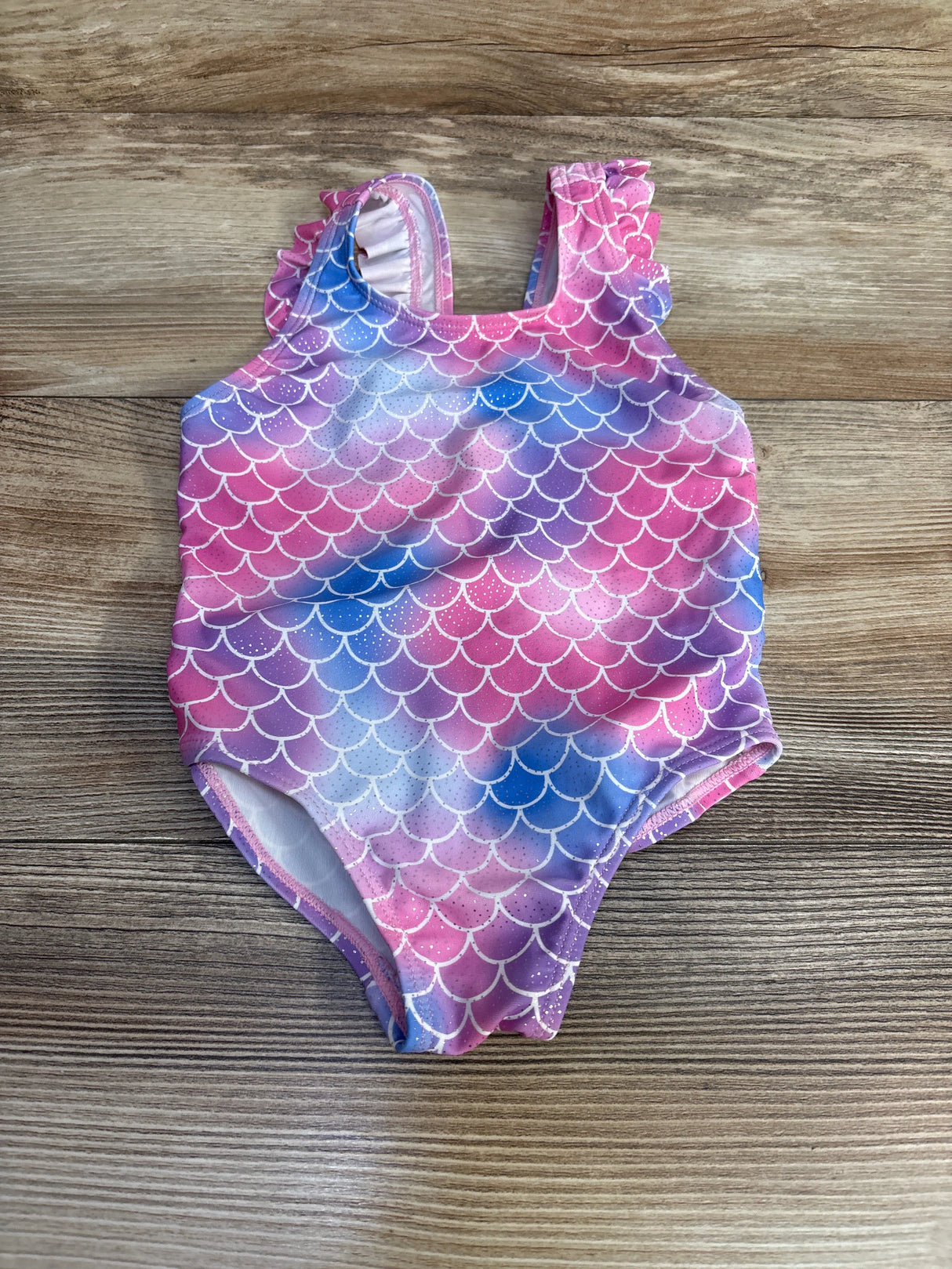 KavKas 1pc Mermaid Scales Swimsuit Pink sz 9m