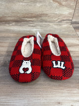 NEW Zizor Lil Bear Slippers Red sz 2-3Y