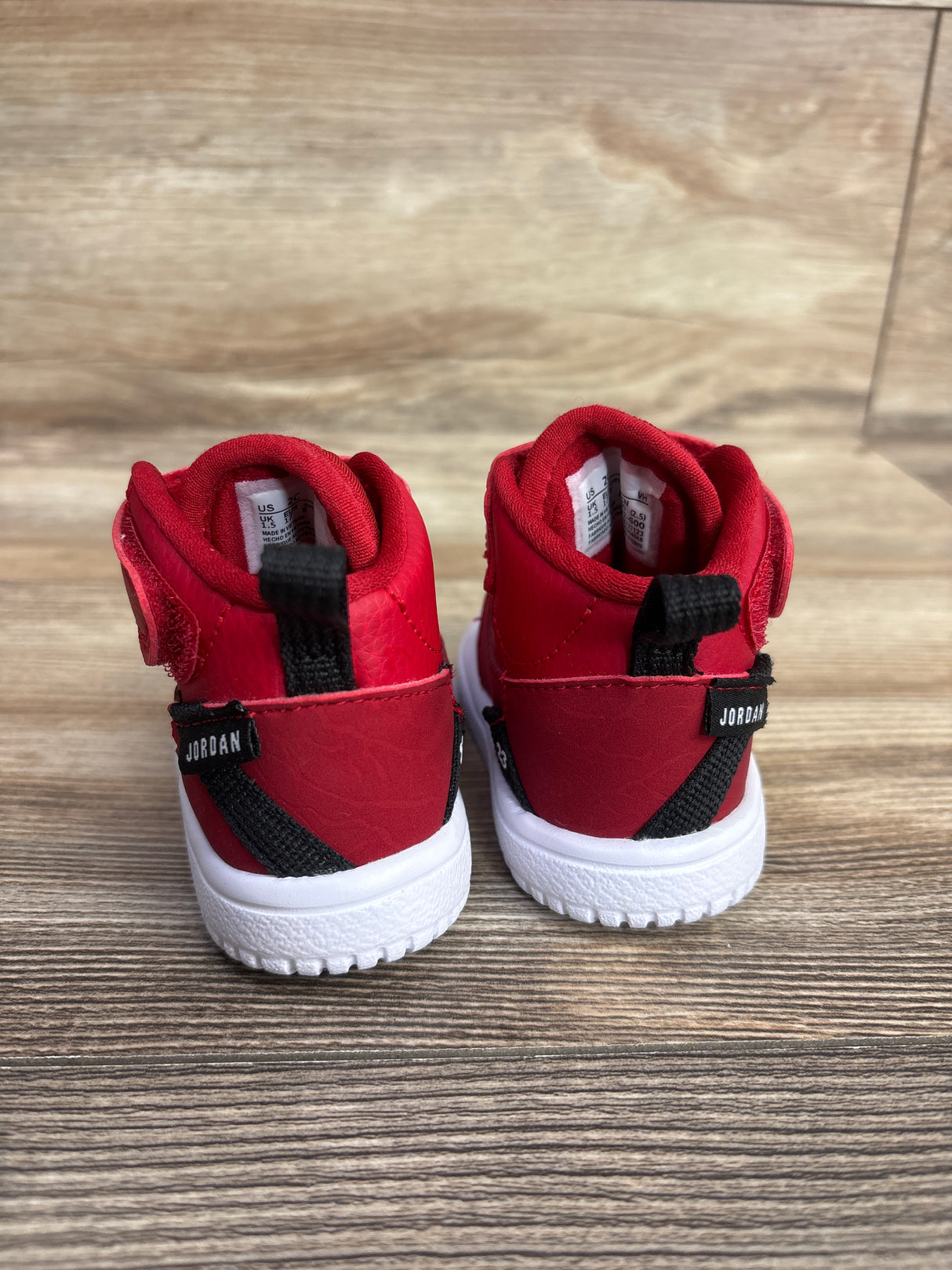 Air Jordan Fadeaway GS 'Gym Red' Sneakers sz 2c