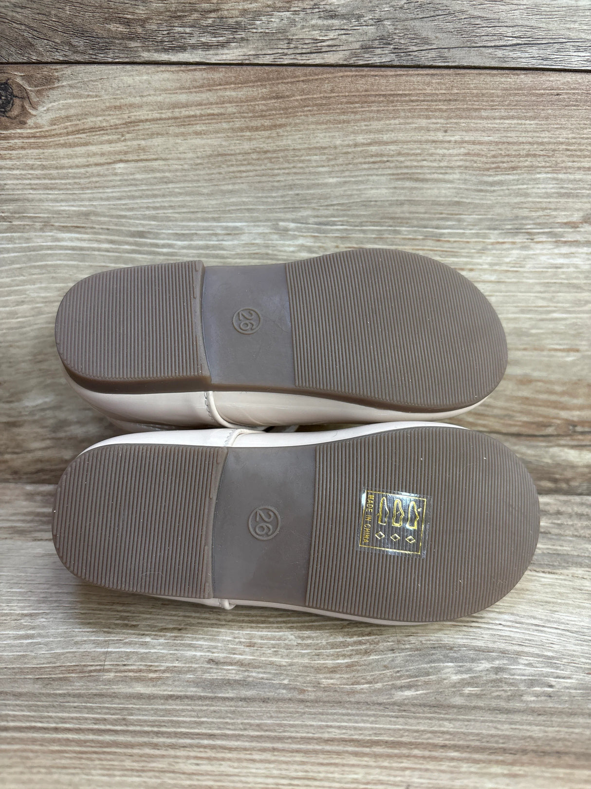 Meckior Mary Jane Flats Beige sz 7/8c